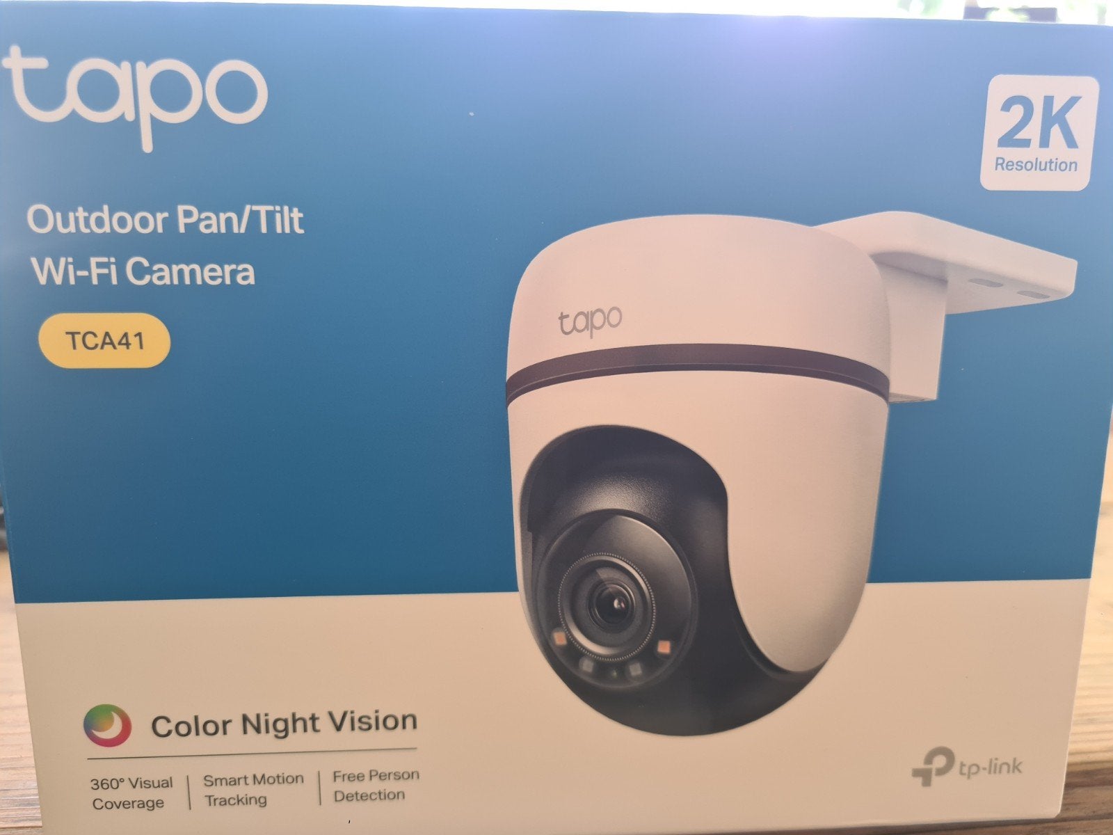 Tapo pan/ tilt wifi camera voor buiten., Ophalen of Verzenden, Nieuw, Buitencamera