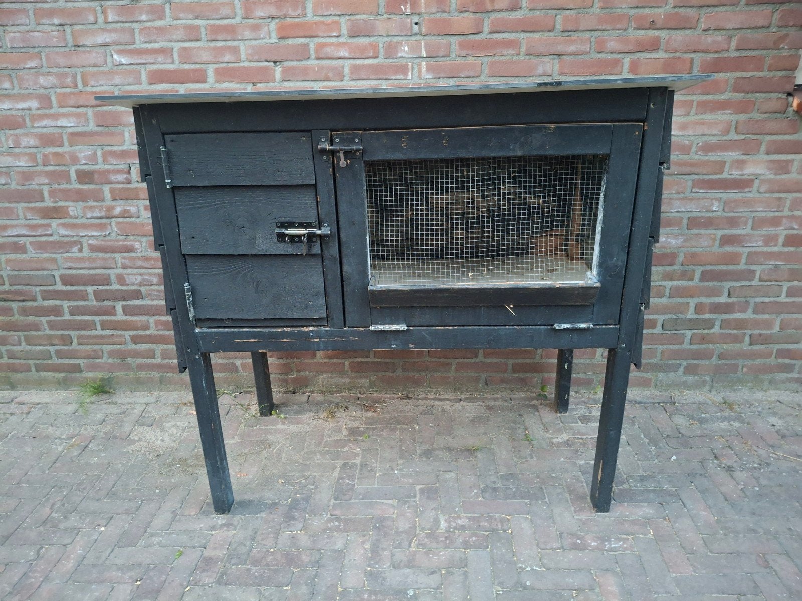 konijnen hok, Dieren en Toebehoren, Knaagdieren en Konijnen | Hokken en Kooien, Ophalen, 90 cm of meer, Hok, 110 cm of meer