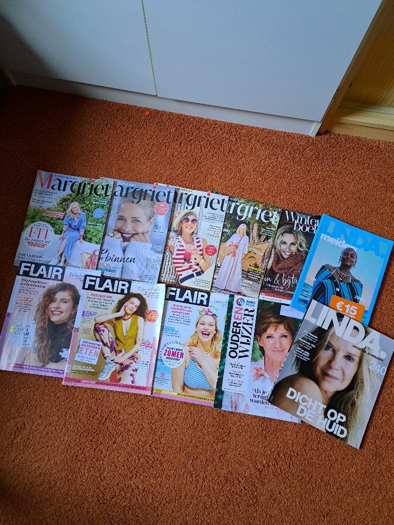 diverse dames tijdschriften, Boeken, Tijdschriften en Kranten, Ophalen of Verzenden, Gelezen, Damesbladen