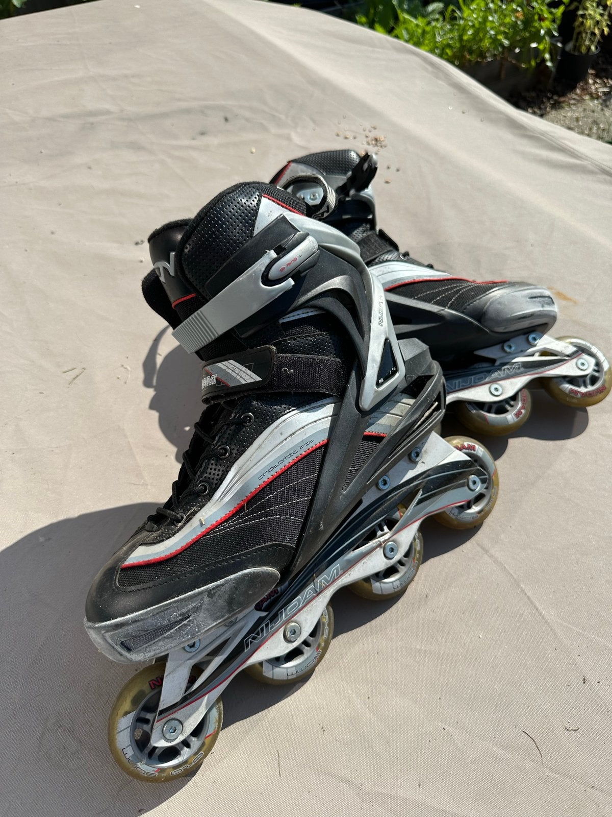 Nijdam skeelers maat 45, Gebruikt, Heren, Inline skates 4 wielen, Ophalen