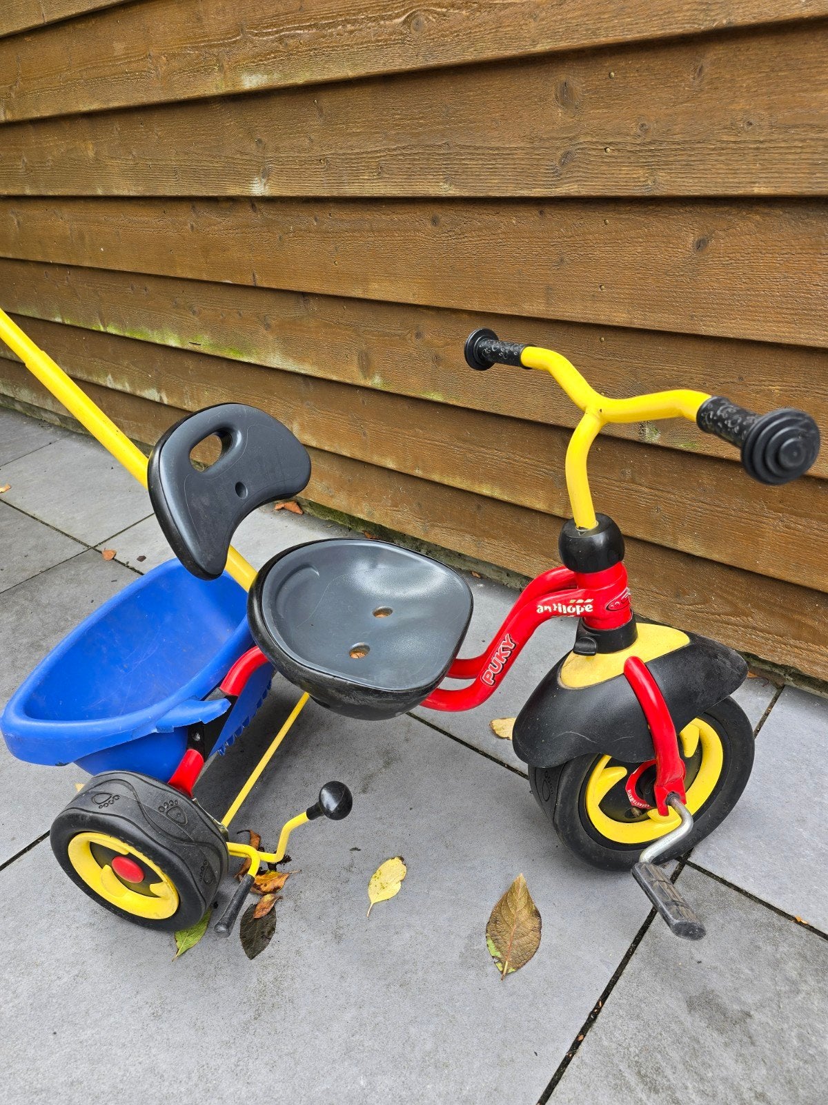 Puky driewieler met duwstang (deels niet verstelbaar), Kinderen en Baby's, Speelgoed | Buiten | Voertuigen en Loopfietsen, Ophalen