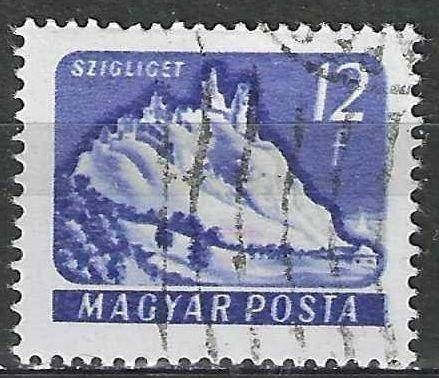 Hongarije 1960-1961 - Yvert 1335B - Kastelen (ST), Verzenden, Gestempeld