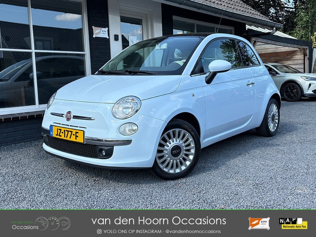 Fiat 500 1.2 PANODAK | AIRCO | PARK.SENS | NETTE AUTO, Euro 5, Gebruikt, 1242 cc, 4 cilinders