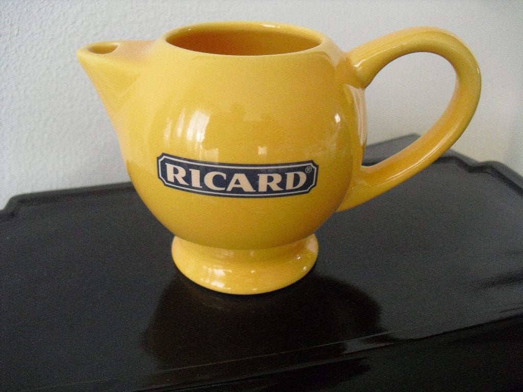 kan kannetje frans Ricard oker geel in perfecte staat, Ophalen of Verzenden