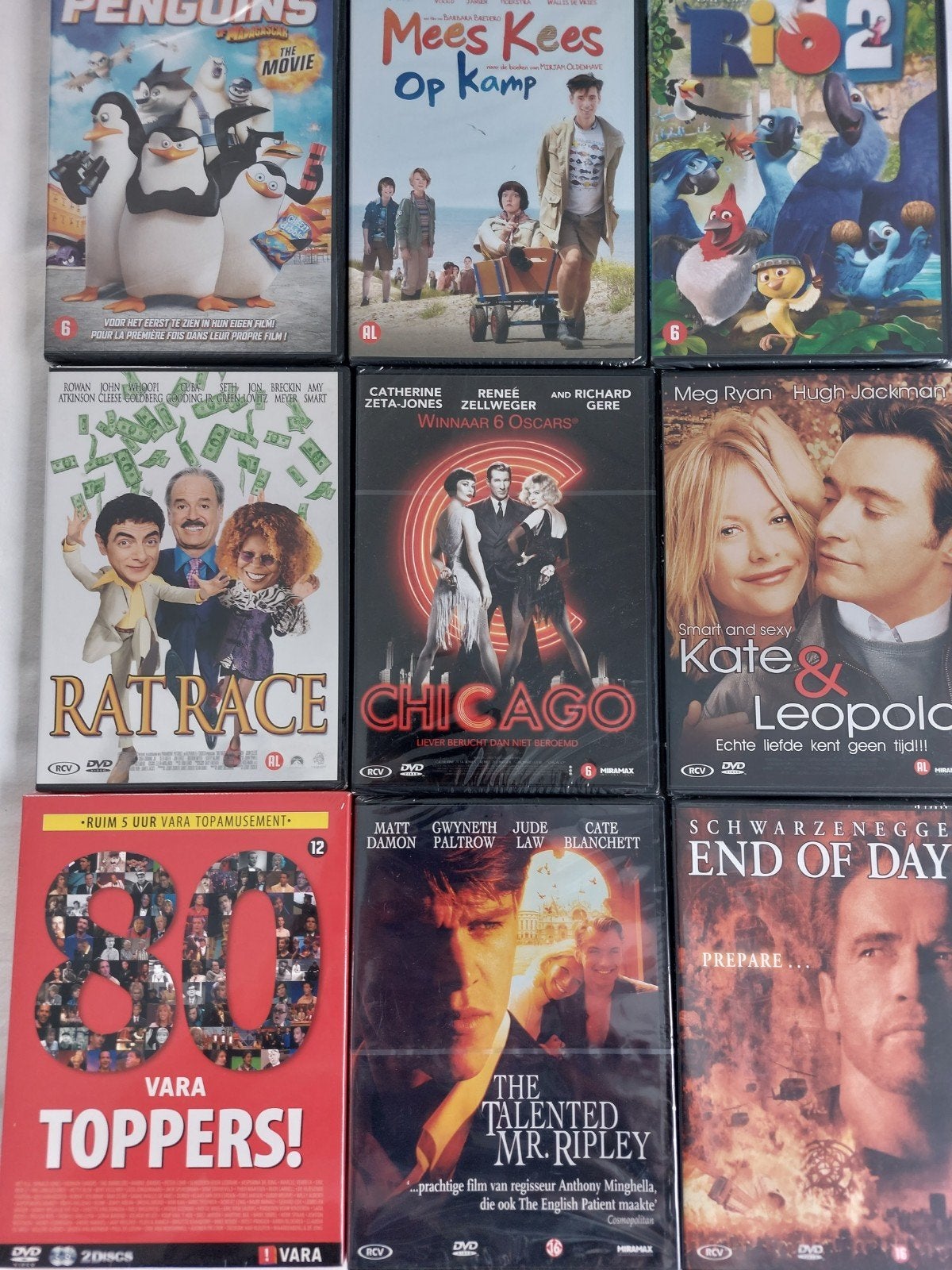 Diverse DVD films: Mees Kees, Rat Race, Chicago, etc., Nederlands, Ophalen of Verzenden, Nieuw in verpakking, Vanaf 12 jaar