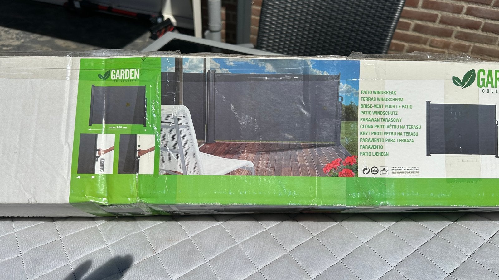 Nieuw Terras Windscherm - Garden Collection, Ophalen of Verzenden, Nieuw