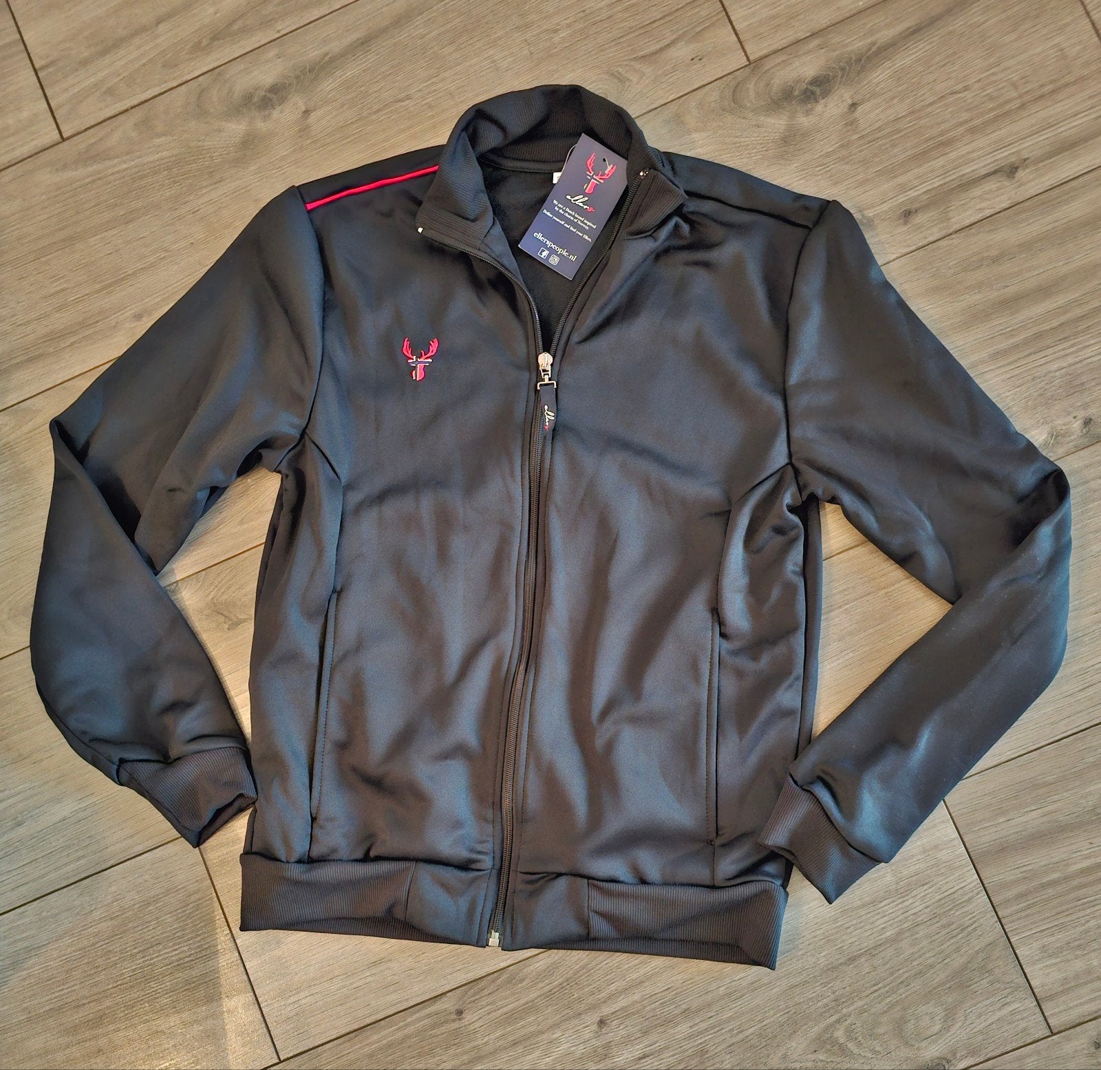 Nieuw van Ellerspeople een zwart trainingsjack mt S, Zwart, Nieuw, Ophalen of Verzenden, Algemeen