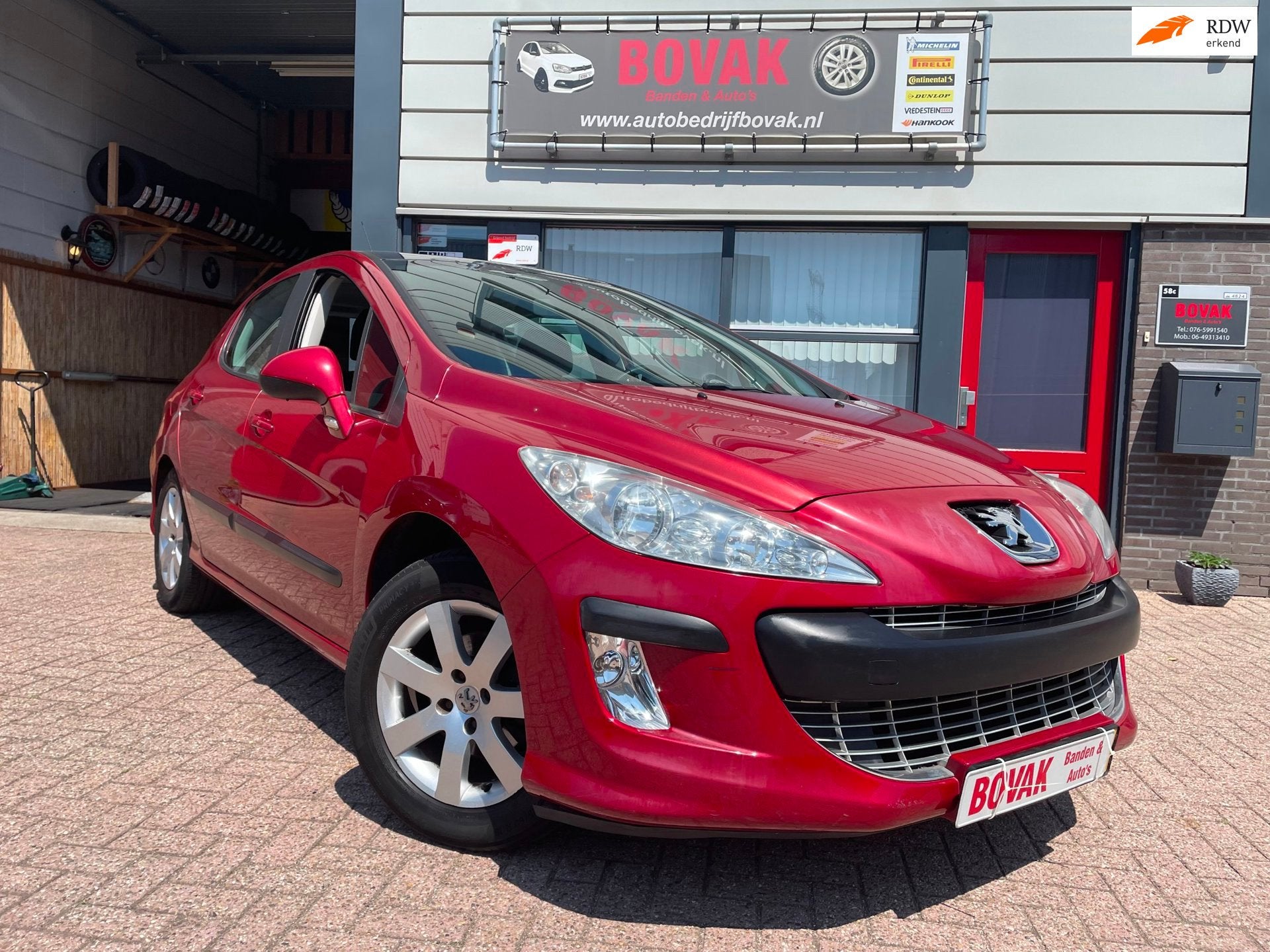 Peugeot 308 1.6i 16v VTi XS Red edition, Voorwielaandrijving, Gebruikt, 4 cilinders, 1650 kg