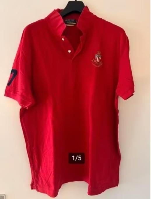 Rode Polo Ralph Lauren Jeans Company - Polo (NIEUW) XXL, Ralph Lauren, Nieuw, Overige maten, Ophalen of Verzenden