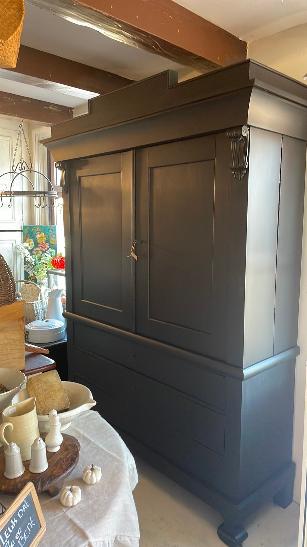 Antieke Kast, Ophalen, 200 cm of meer, 150 tot 200 cm, Tante