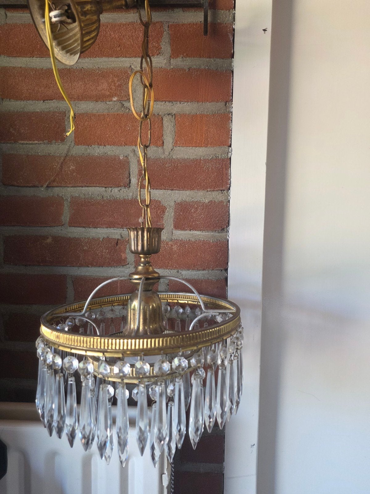 Brocante hanglamp, Ophalen, Gebruikt