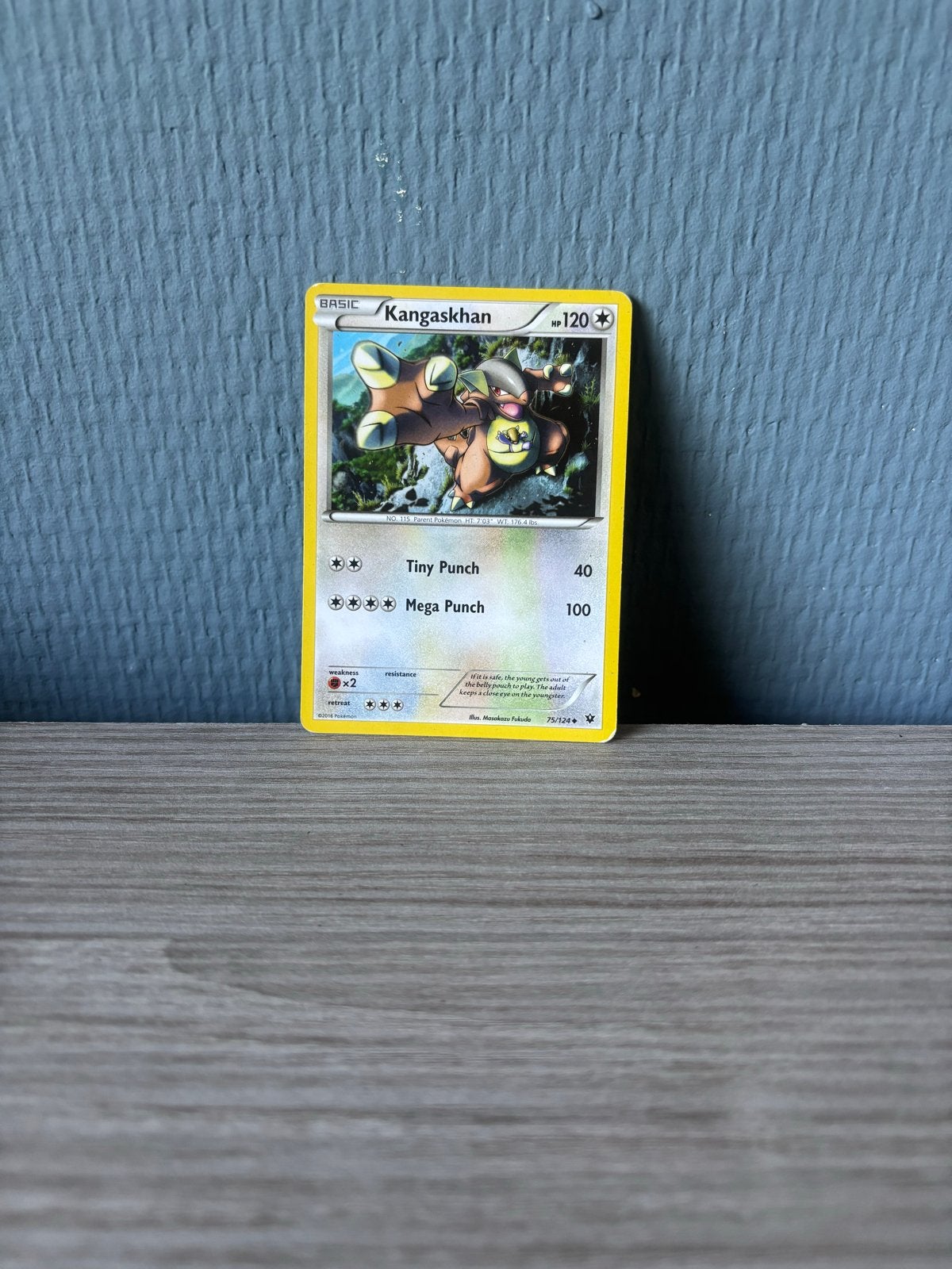 Kangaskhan Pokémon Kaart, Verzenden, Zo goed als nieuw, Losse kaart