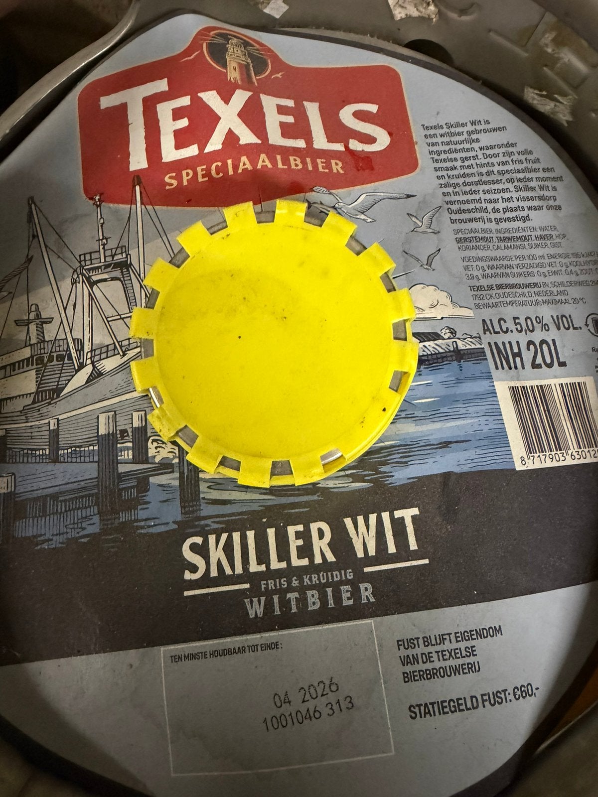 Fusten Texels bier, Ophalen