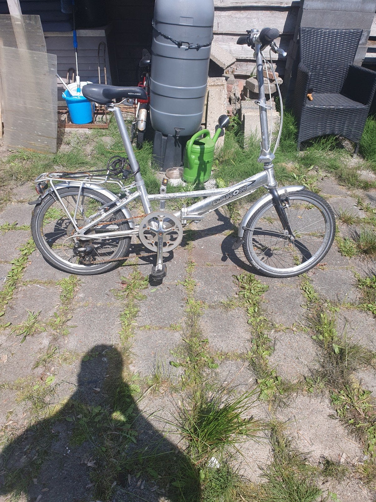 Dahon vouwfiets - opknapper (remmen en versnellingen), Ophalen, 20 inch of meer, Gebruikt, Velgrem