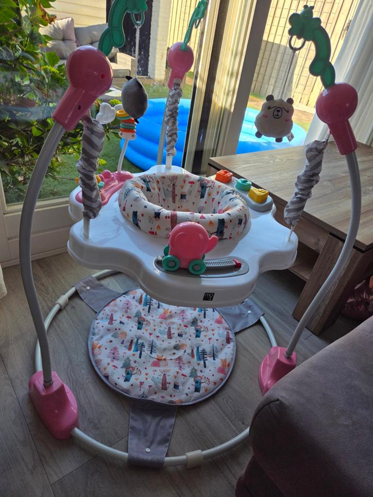 Moni Magic Fun Baby Jumper - Roze, Gebruikt maar goede staat, Ophalen, Gebruikt, Overige typen