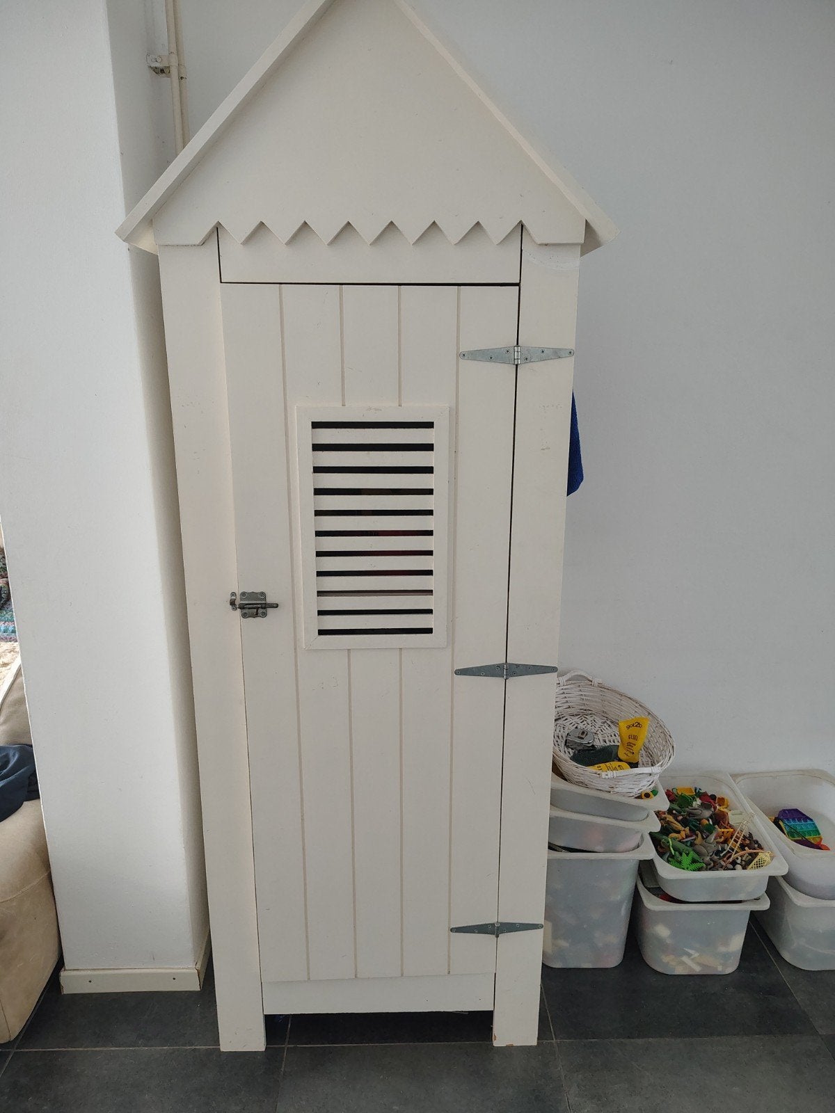 witte kast, Ophalen of Verzenden, Gebruikt, 50 tot 70 cm, 105 cm of meer