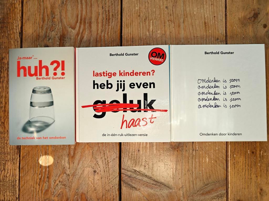 3 Boeken van Berthold Gunster., Ophalen of Verzenden