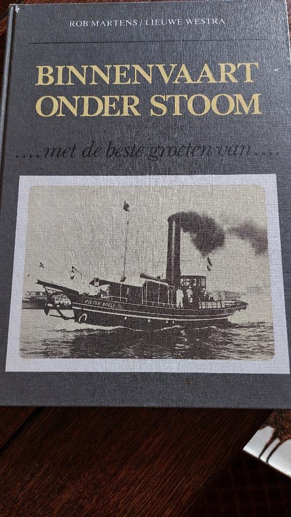 BINNENVAART ONDER STOOM - beste groeten van -rob martens, Ophalen of Verzenden, 20e eeuw of later, Zo goed als nieuw