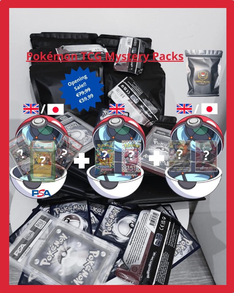 Pokémon TCG Mystery Pack/Bag, Ophalen of Verzenden, Nieuw, Booster, Foil