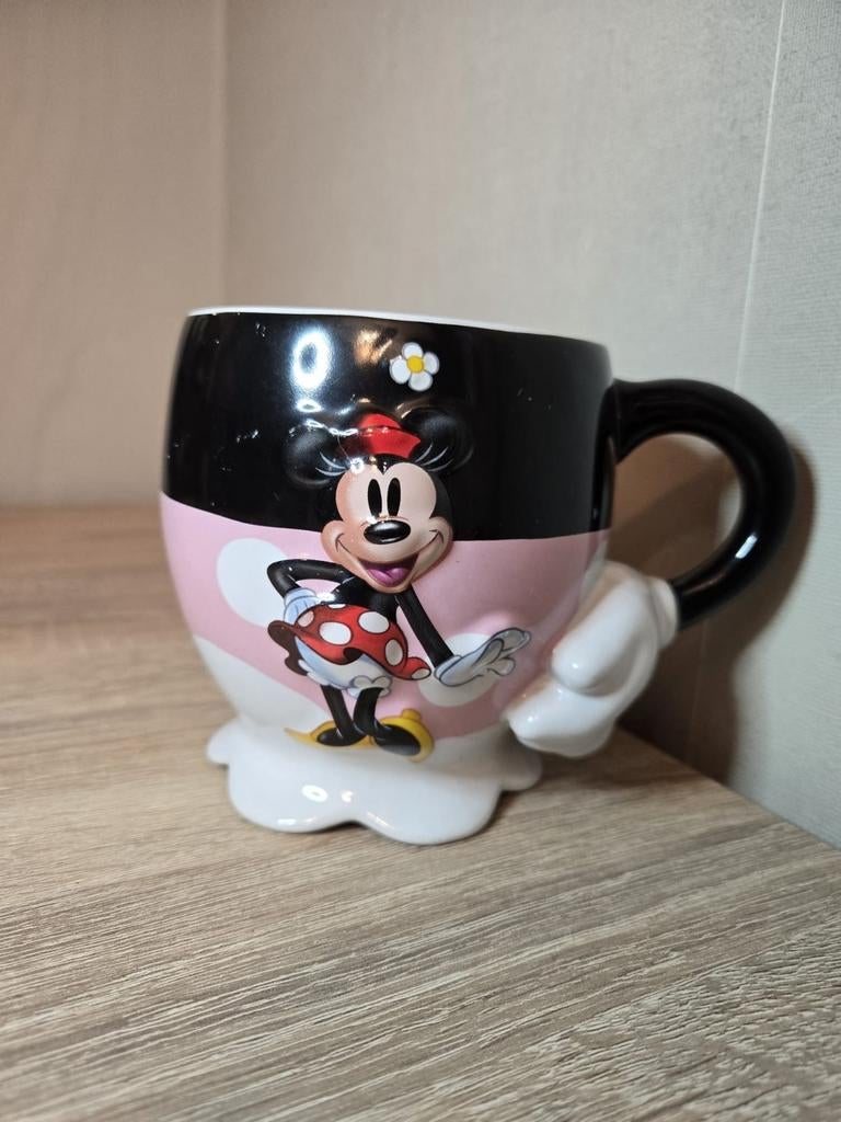 Disneyland Paris Minnie Mouse mok, Ophalen of Verzenden, Mickey Mouse, Zo goed als nieuw, Servies