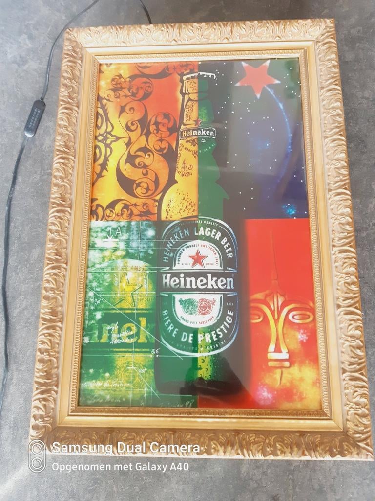 Mooie Heineken verlichting, Verzamelen, Biermerken, Ophalen of Verzenden