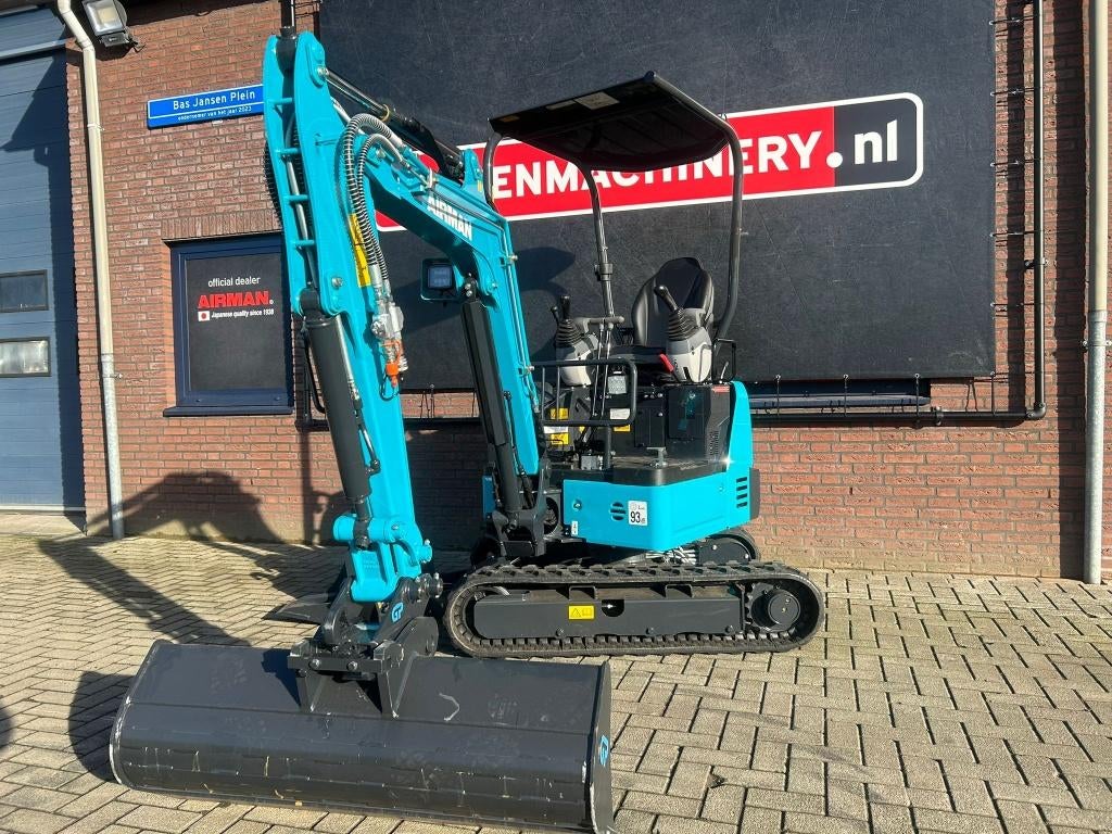 Airman minigraver AX19U-7 Pro-spec+, Ophalen, Graafmachine
