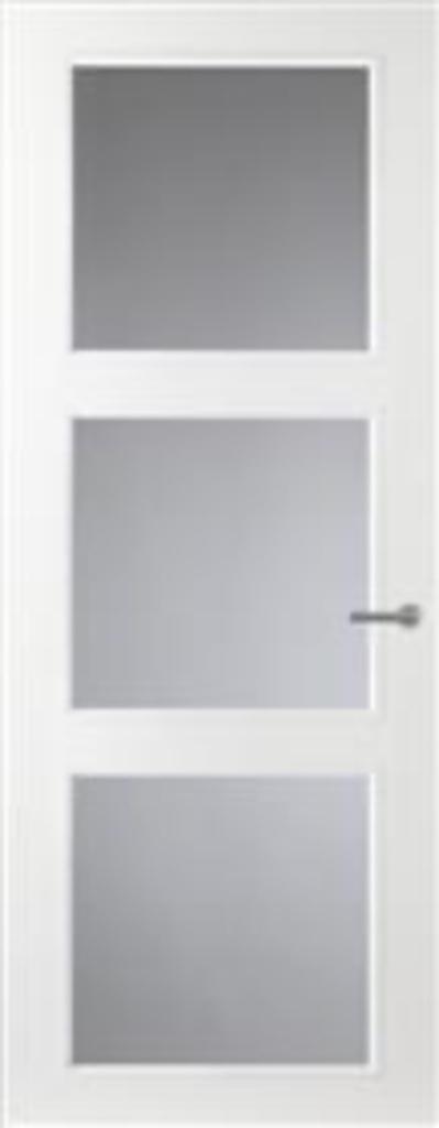 stompe binnendeur met glas NIEUW, Ophalen, 80 tot 100 cm, Binnendeur, Nieuw