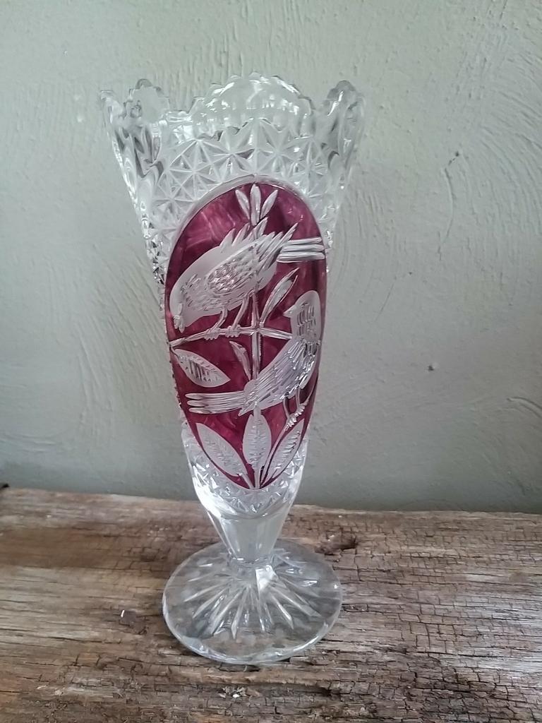 Hofbauer kristal vaas, Ophalen of Verzenden