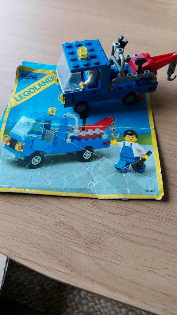 Vintage Lego Legoland 6656 Tow Truck, Ophalen of Verzenden, Gebruikt, Complete set, Lego