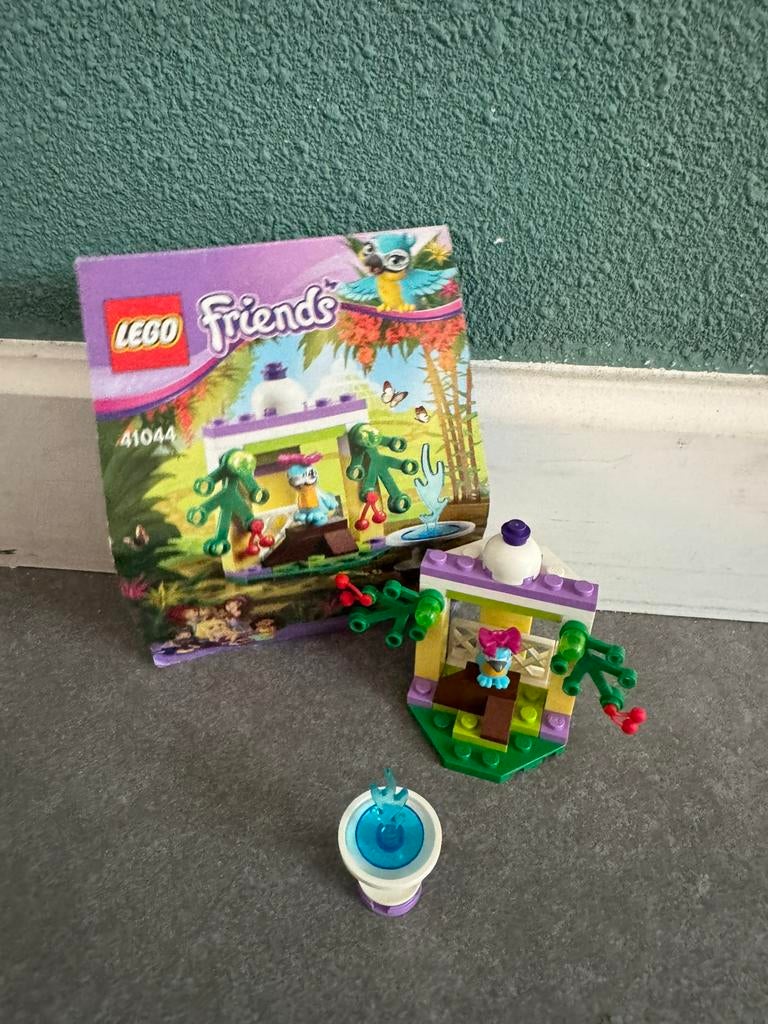 Lego friends fontein van de papegaai 41044, Ophalen of Verzenden, Zo goed als nieuw