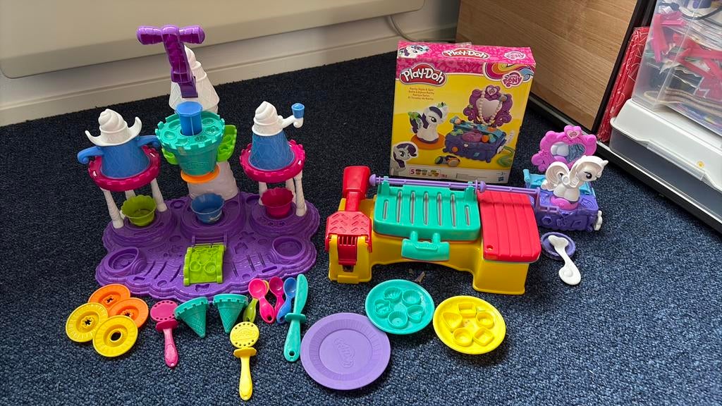 Play-do ijsmachine, bbq en my little pony, Ophalen, Gebruikt