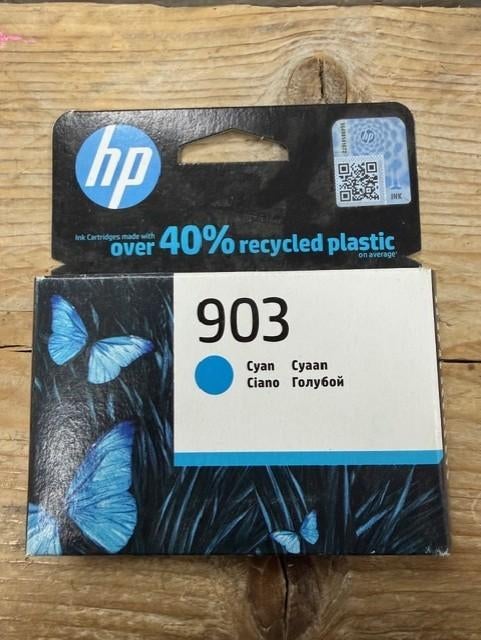 HP 903 Cartridge Cyaan, Ophalen of Verzenden, Nieuw, Cartridge, HP (ORIGINEEL)