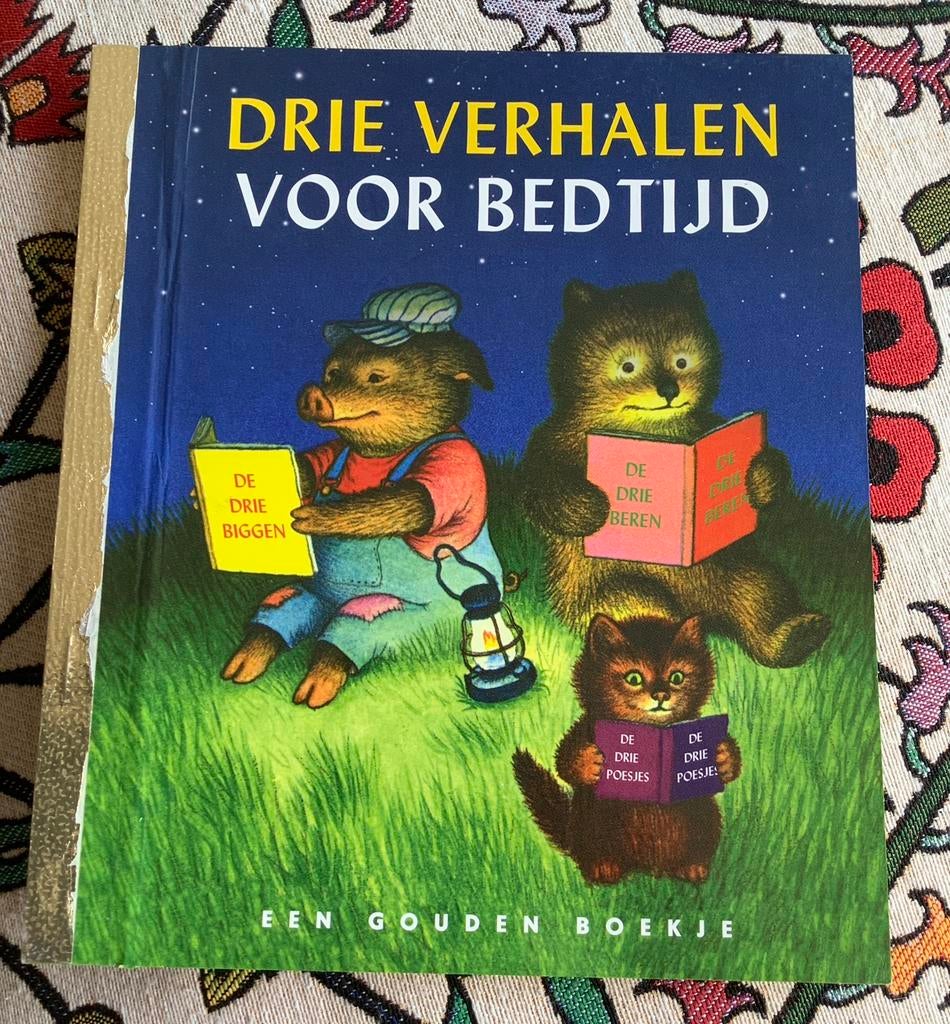 Gouden boekje Drie verhalen voor Bedtijd leuk prentenboekje, Boeken, Kinderboeken | Kleuters, Ophalen of Verzenden, Gelezen, Fictie algemeen