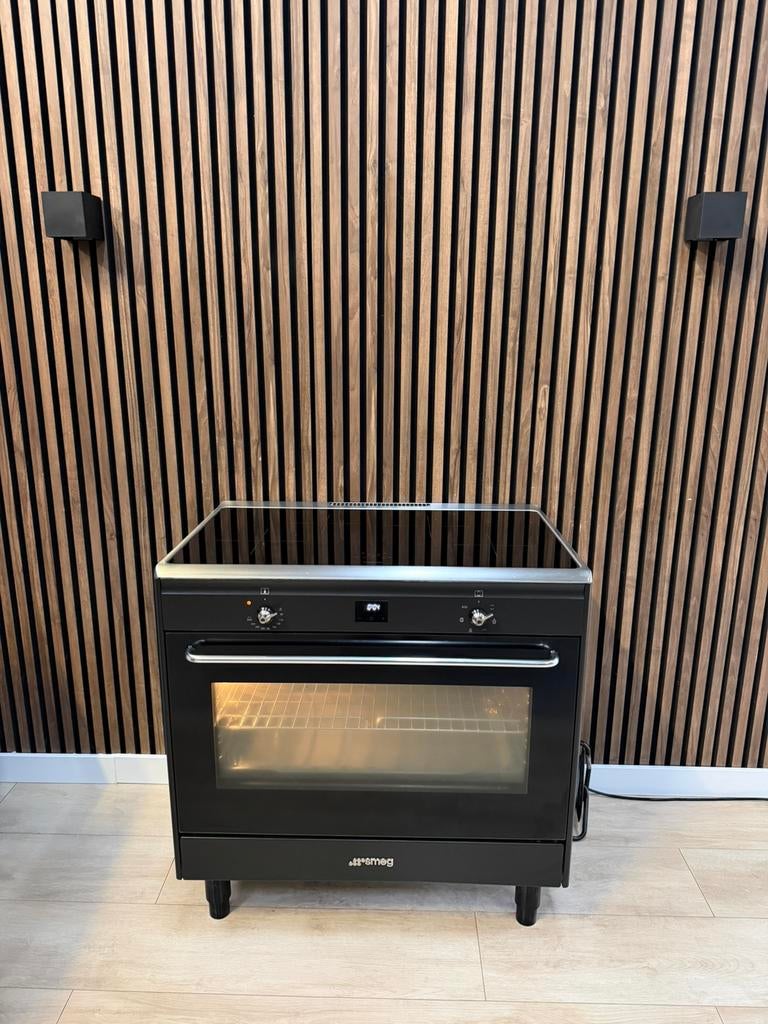 ZGAN Luxe Smeg Inductie Fornuis 90 cm (Gratis bezorgen), 5258sh, Dewitgoedexpert, Zo goed als nieuw, Energieklasse A of zuiniger