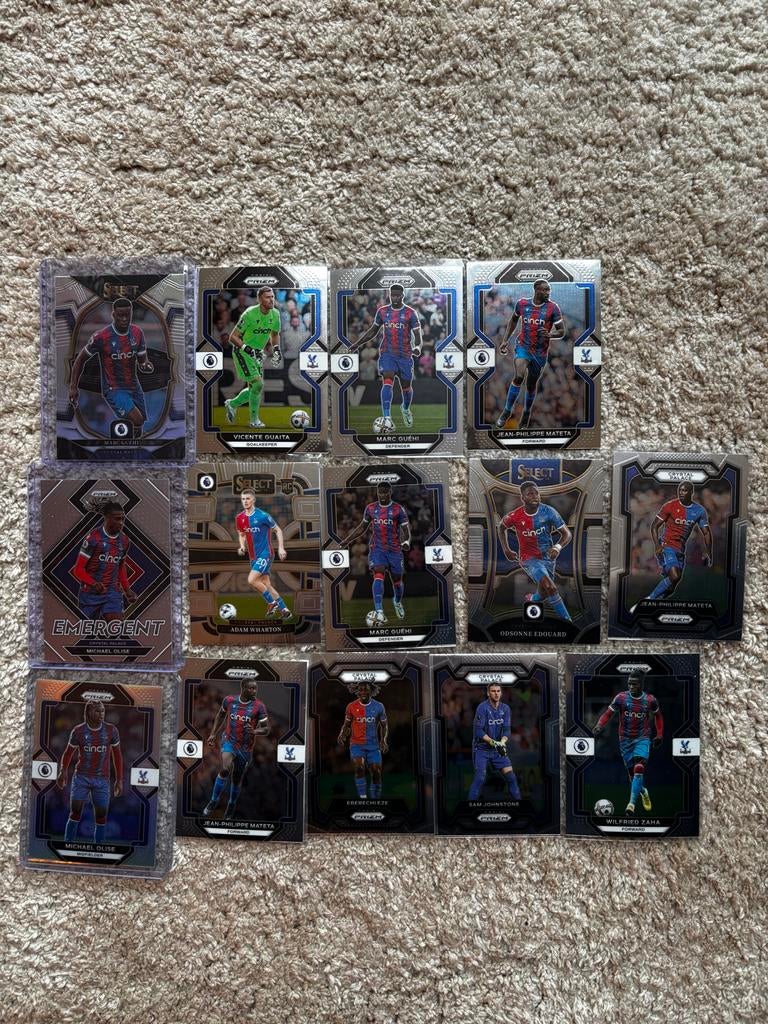 Crystal Palace Trading Cards - Complete Selectie!, Ophalen of Verzenden, Zo goed als nieuw, Buitenlandse clubs, Spelerskaart