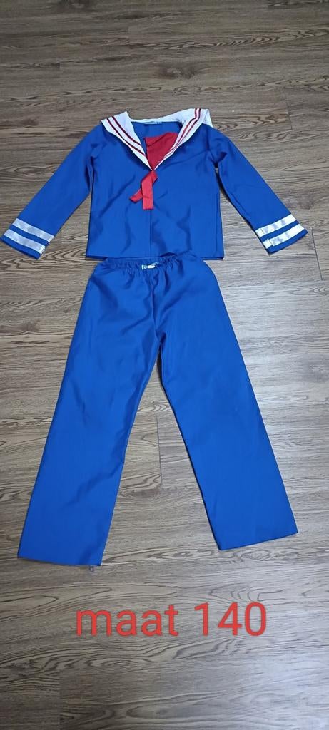 Matrozen pak maat 140, Kinderen en Baby's, Ophalen of Verzenden, 134 t/m 140, Jongen of Meisje