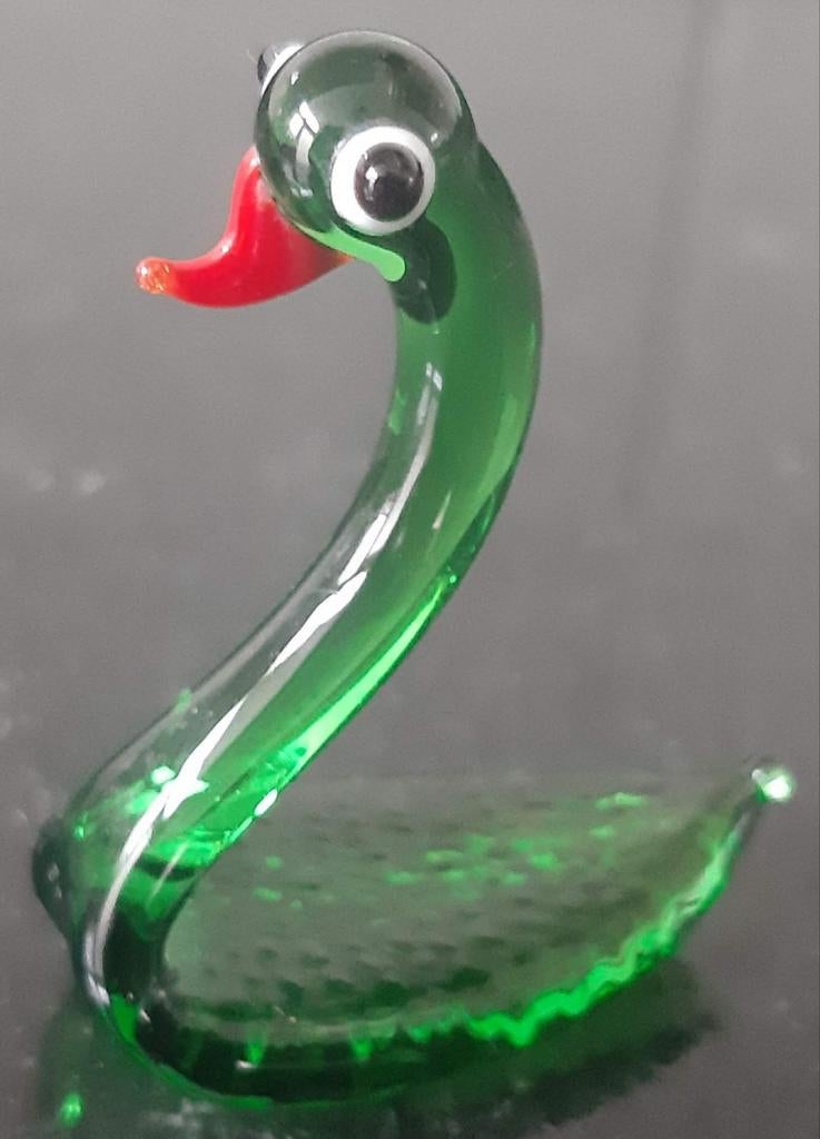 Glaskunst beeldje zwaan, Verzamelen, Ophalen of Verzenden