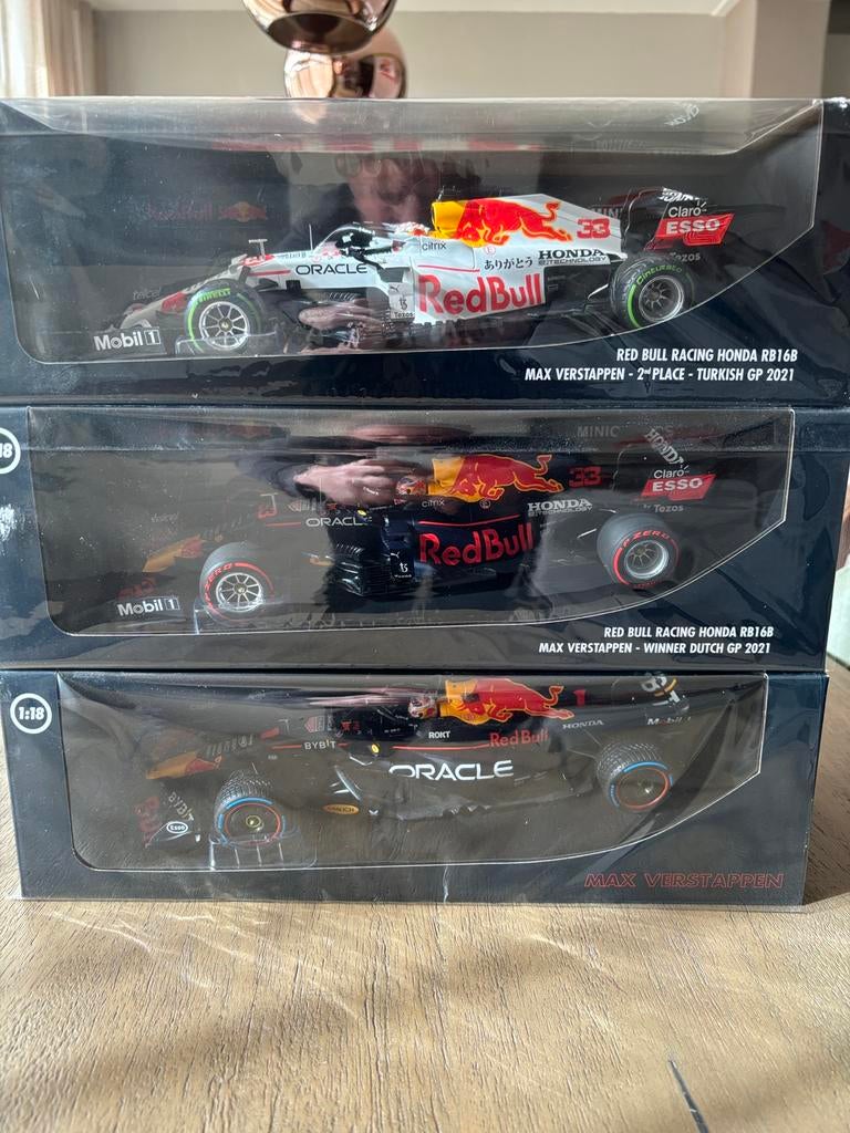 Max Verstappen Minichamps 1:18, Ophalen, Nieuw, Formule 1