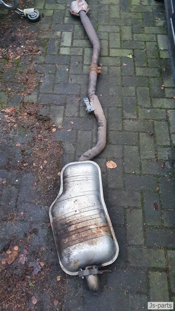 Uitlaat einddemper met katalysator BMW 3-serie E46 318d/320d, Ophalen of Verzenden, 3 maanden garantie, Gebruikt, BMW
