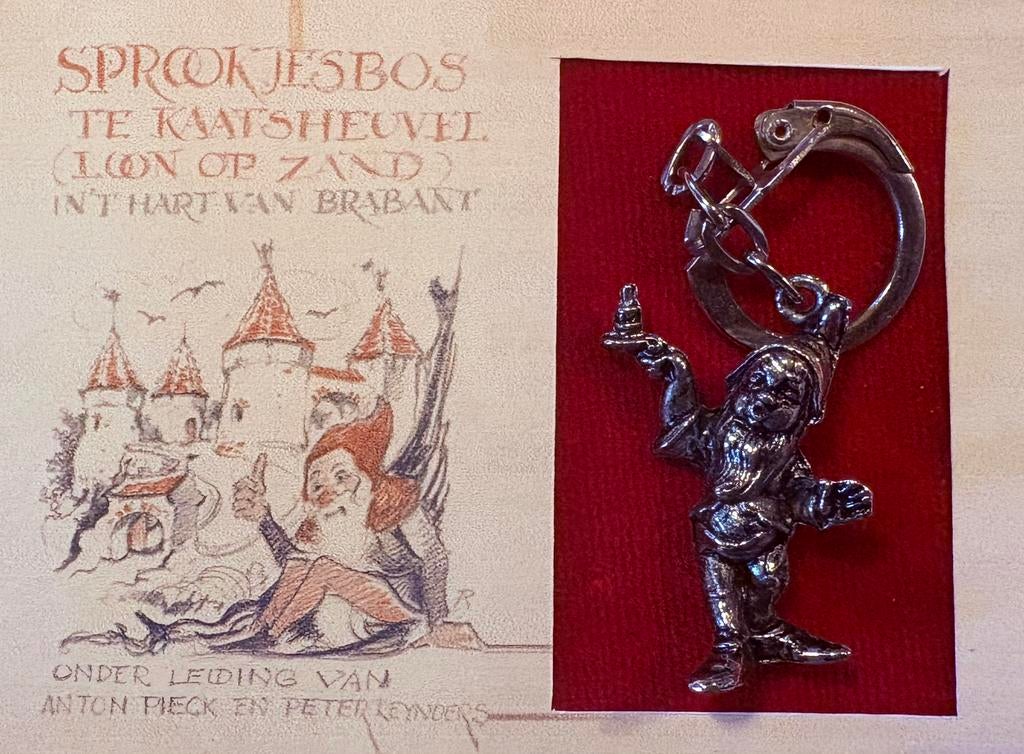 Efteling kabouter sleutelhanger 70’s, Verzenden, Zo goed als nieuw