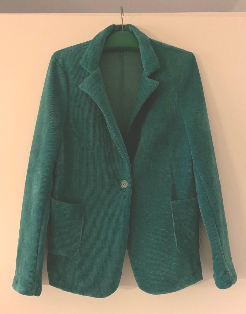 Groen jasje voor binnen of buiten, merk: Dutch Lab; nieuw, Maat 42/44 (L), Ophalen of Verzenden, Zo goed als nieuw, Jasje