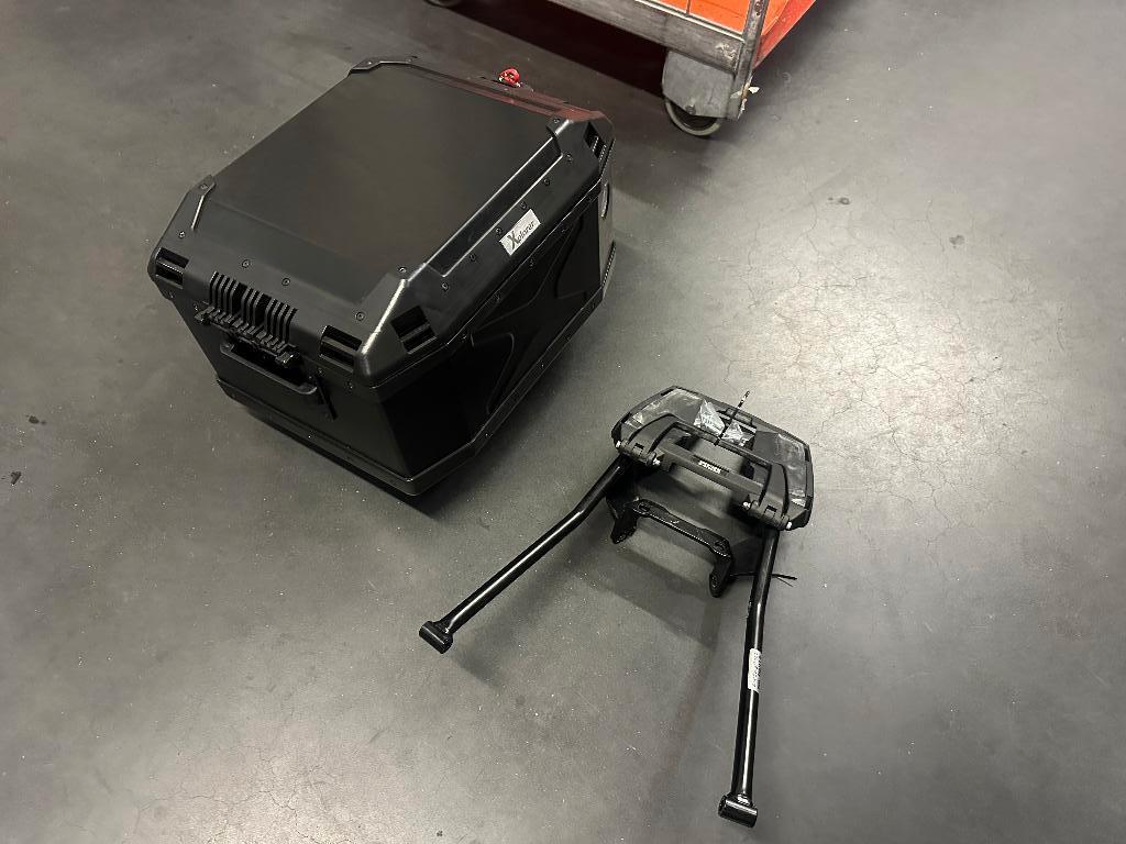 Hepco en becker Xplorer 45 topkoffer met bagage rek F900GS, Motoren, Ophalen of Verzenden, Gebruikt