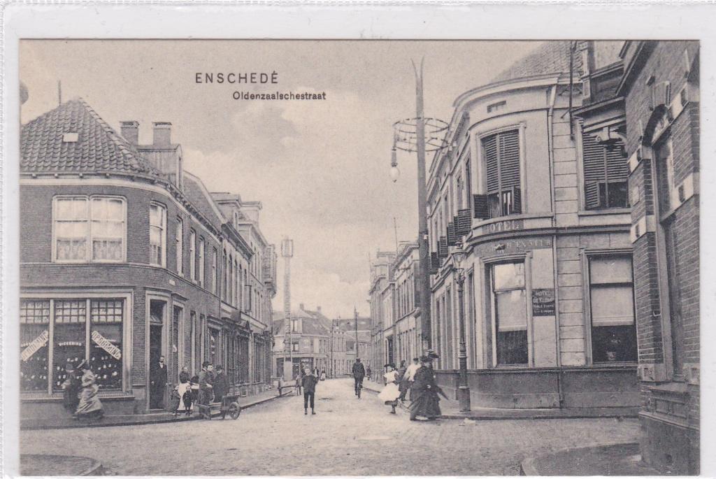 GA1255 Enschede Oldenzaalschestraat Hengelo Glanerbrug, Verzenden, Voor 1920, Ongelopen, Overijssel