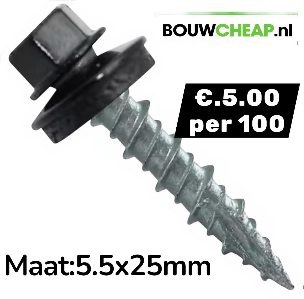 Kleurkopschroeven, Overige materialen, Zwart, Nieuw, Ophalen of Verzenden
