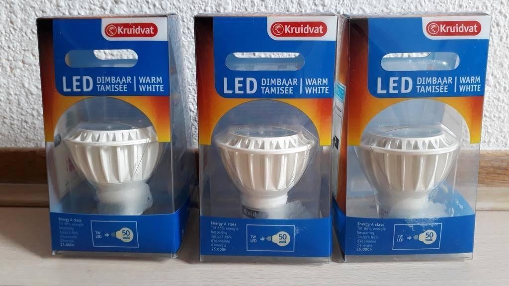 Nieuw Kruitvat Dimbare GU10 Led Lamp, 7Watt 345Lumen, Huis en Inrichting, Lampen | Losse lampen, Led-lamp, Minder dan 30 watt