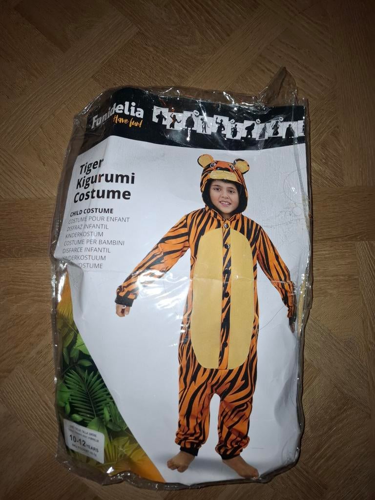 Tijger pak mt 10/12 jaar, Ophalen of Verzenden, Zo goed als nieuw, Overige maten