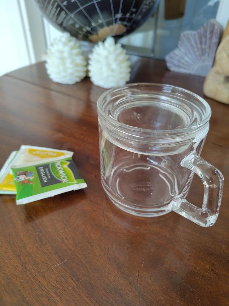 Super handig 1-persoons glazen theepotje van Pickwick., Huis en Inrichting, Keuken | Servies, Overige typen, Nieuw, Ophalen of Verzenden