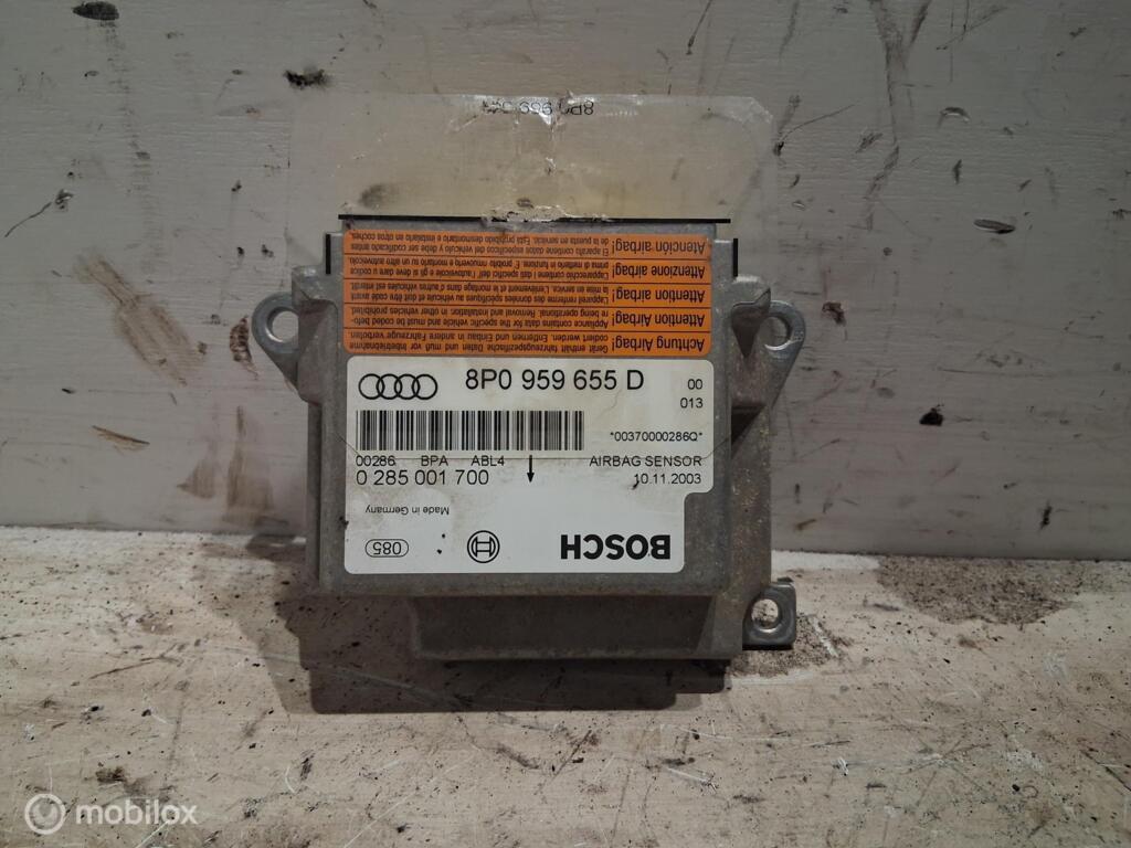 Airbagmodule Audi A3 8P 2.0 FSI ('03-'12) 8P0959655D, Audi, Gebruikt, Audi, Ophalen of Verzenden