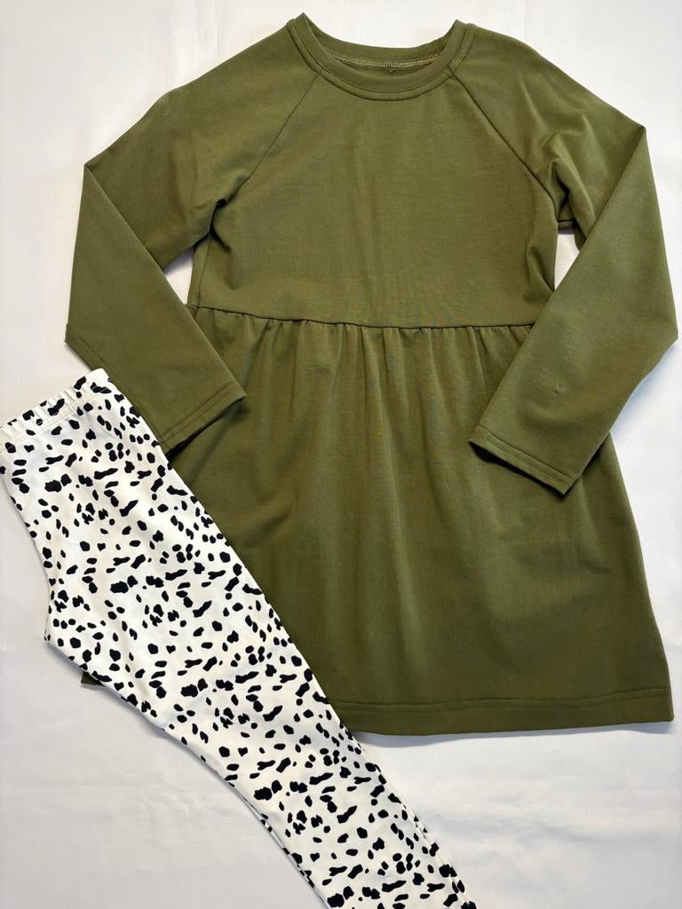 Setje: jurkje met legging maat 110, Barmeveld, Meisje, Geen, Nieuw