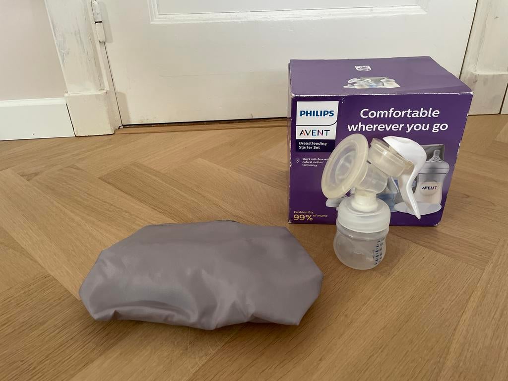 Philips Avent Handkolf met Koeltasje, Ophalen, Zo goed als nieuw, Borstkolf